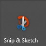 אייקון של אפליקתיית Snip & Sketch