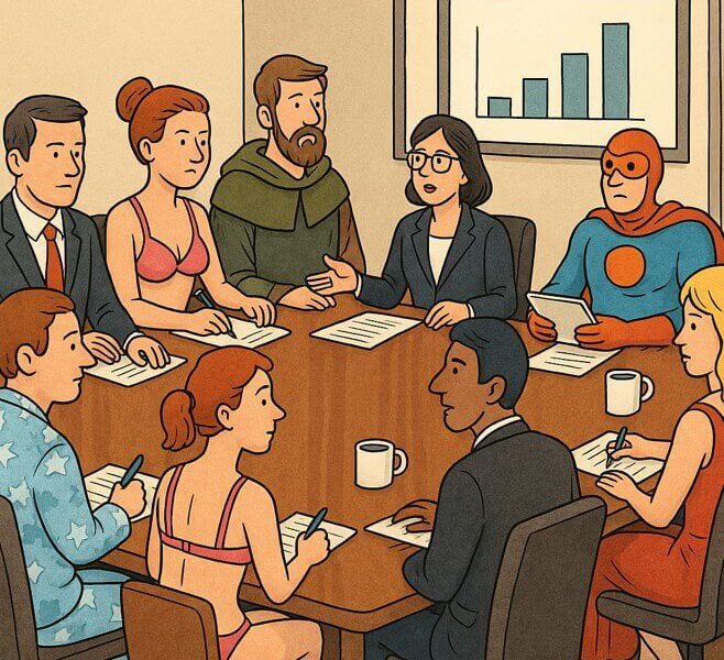 טוקסידו וכפכפי אצבע: האומנות העדינה של עירוב משלבים